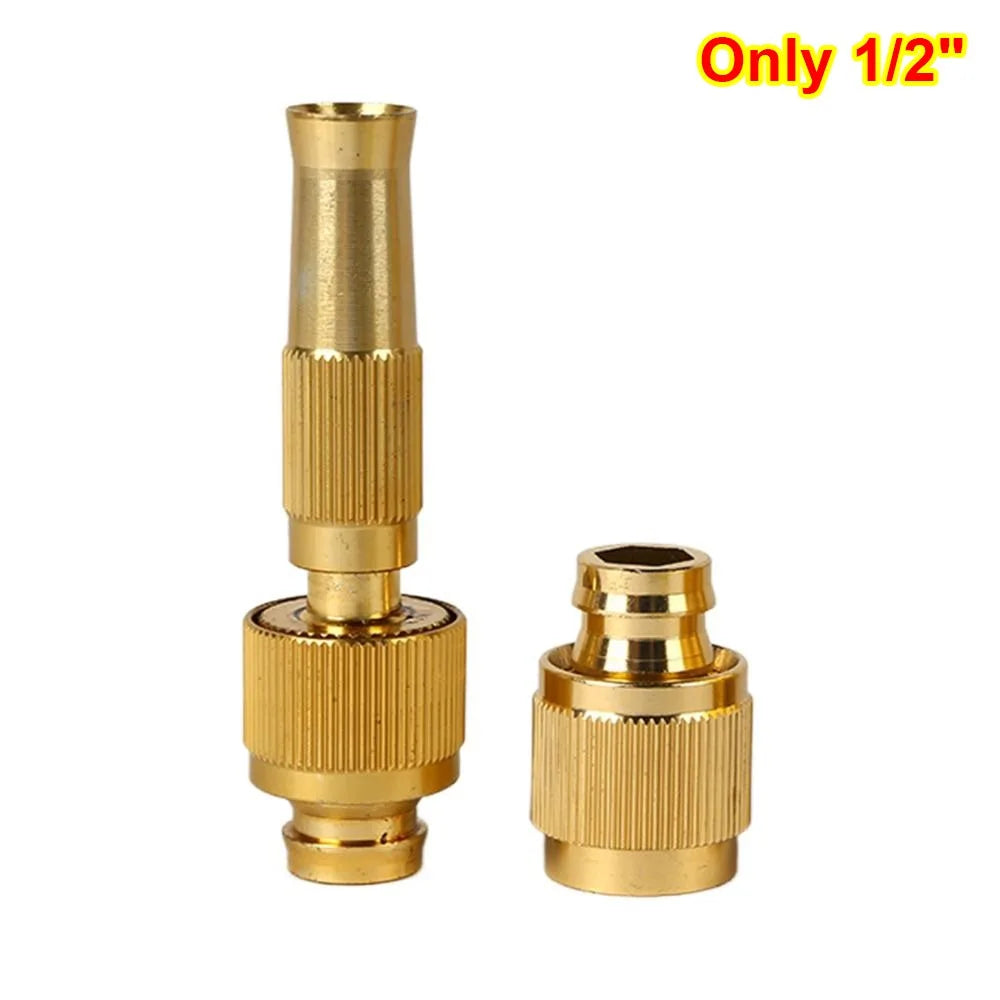 High Pressure Spray Nozzle Set – Brass 1/2" & 3/4" Quick Connect