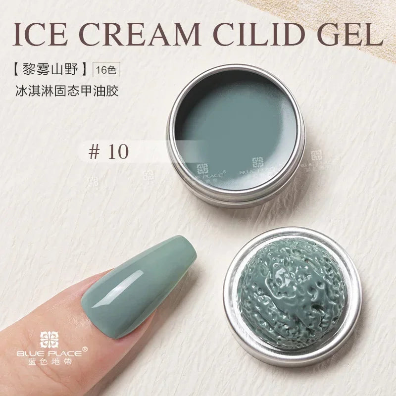Handaiyan 64 Colors Solid Nail Polish Gel – Ice Cream Texture