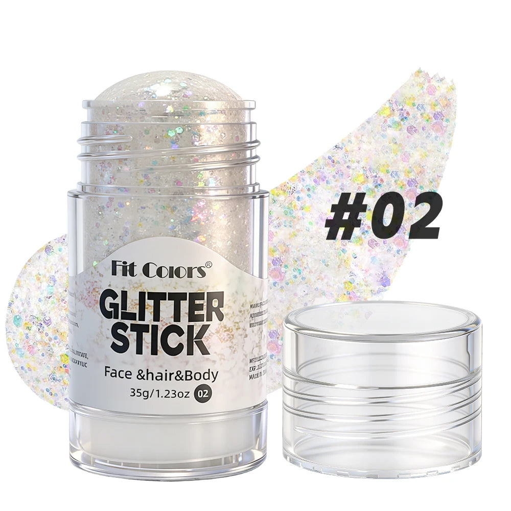 Mermaid Star Sequin Glitter Gel Stick – Body, Hair & Face
