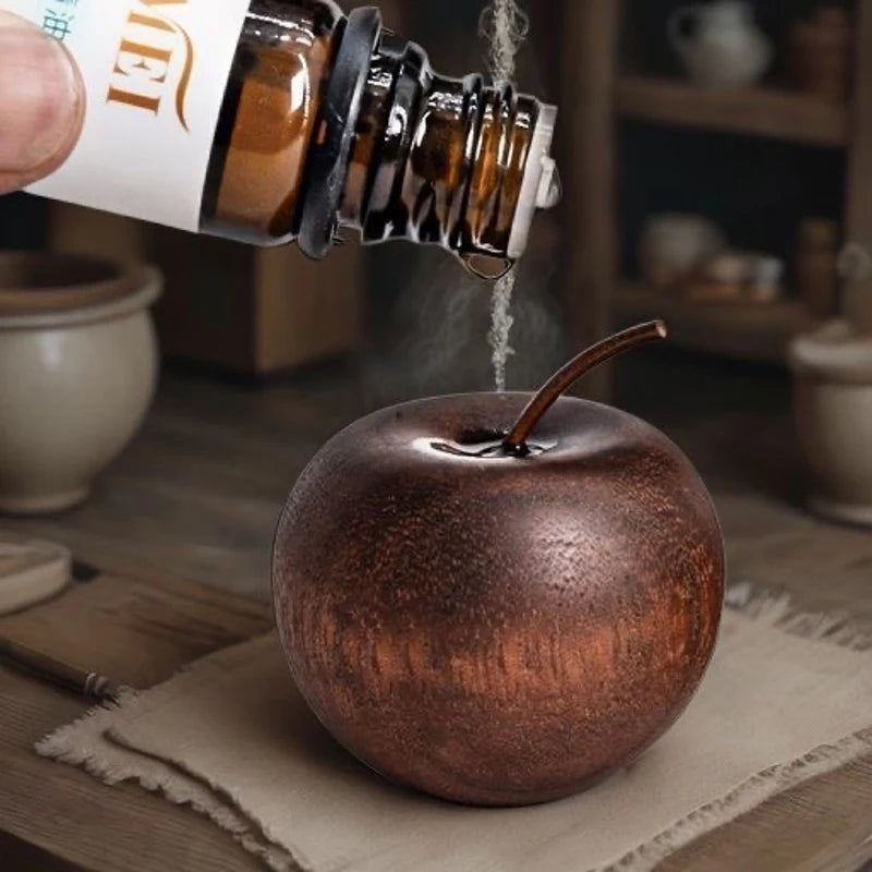 Wooden Apple Essential Oil Diffuser – Home, Car & Decor