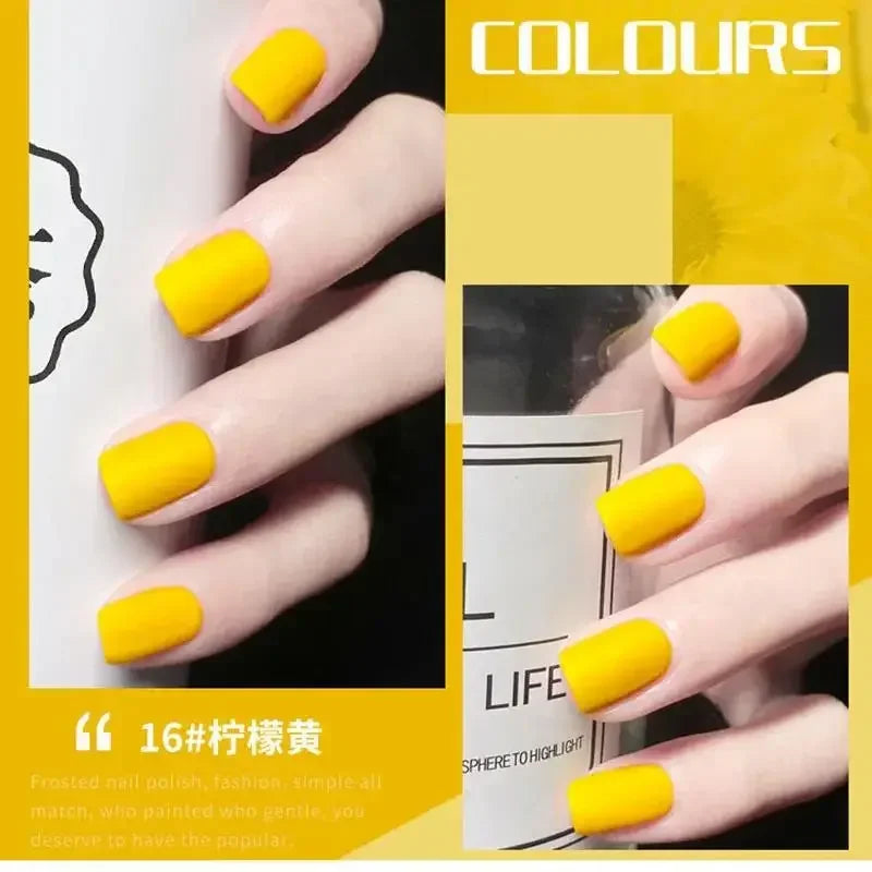 Handaiyan 12ml Frosted Matte Nail Gel Polish – Quick Dry