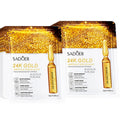 SADOER 24K Gold Vitamin C Face Mask 10-Pack | Hydrating Sheet