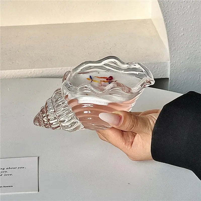 Conch Cocktail Glass – Coastal Creative Glassware for Drinks