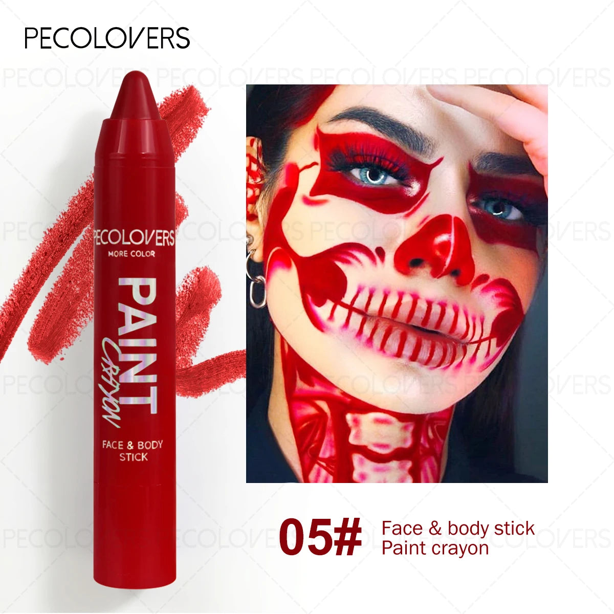 Face & Body Paint Sticks – Waterproof Assorted Colors Halloween