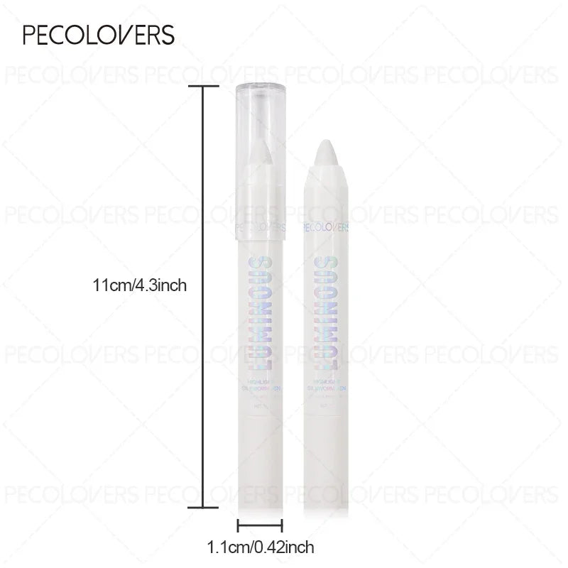 Pearl White Glitter Eyeshadow Pen – Brightening Shimmer Liner
