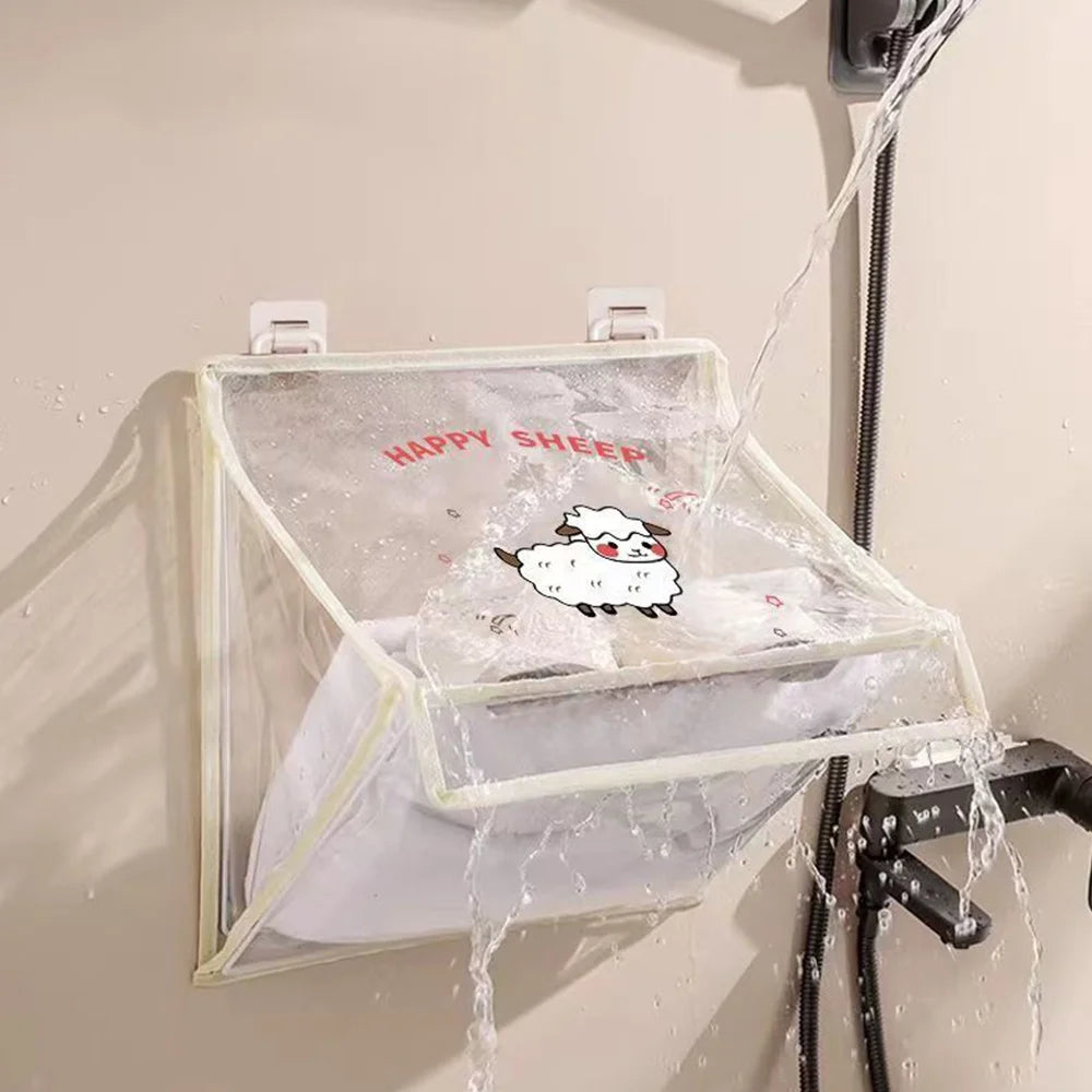 Waterproof Bathroom Hanging Storage Bag – Foldable Sheep Design