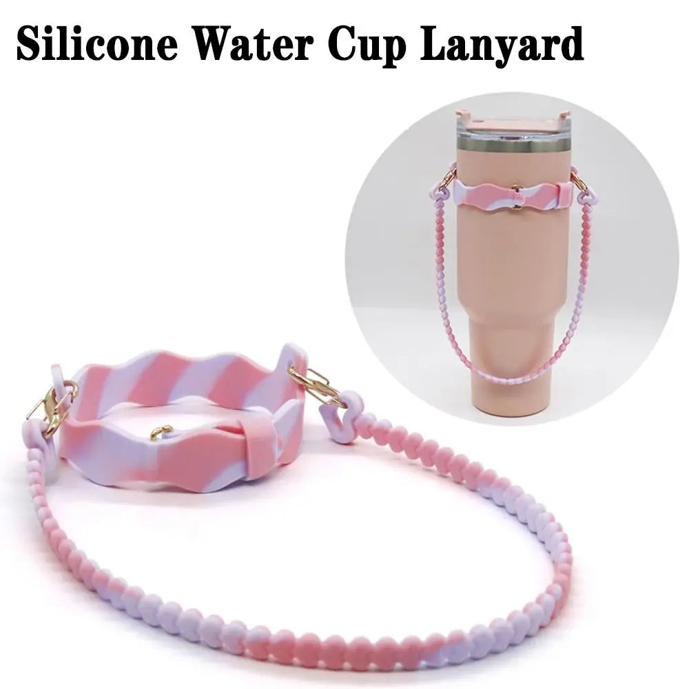 Silicone Water Bottle Sling Carrier with Anti-Slip Strap