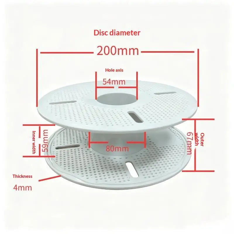Reusable Empty 3D Printer Filament Spool – 1KG PP Reel