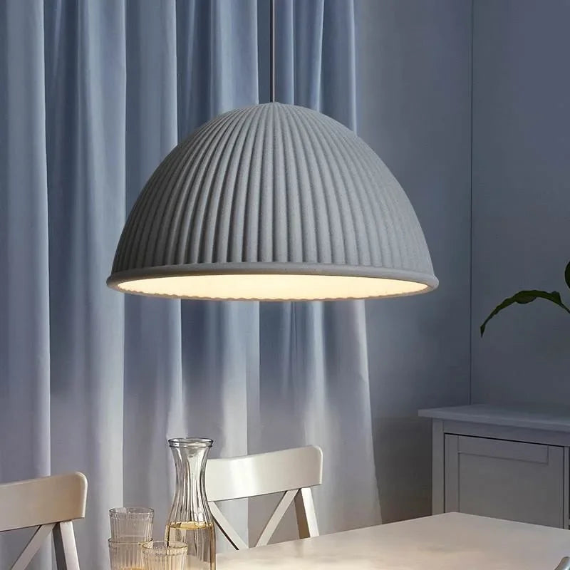 Wabi Sabi Semicircle LED Pendant Light | Modern Hanging Lamp