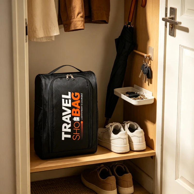 Zippered Travel Shoe Bags – High-Capacity Handheld Storage