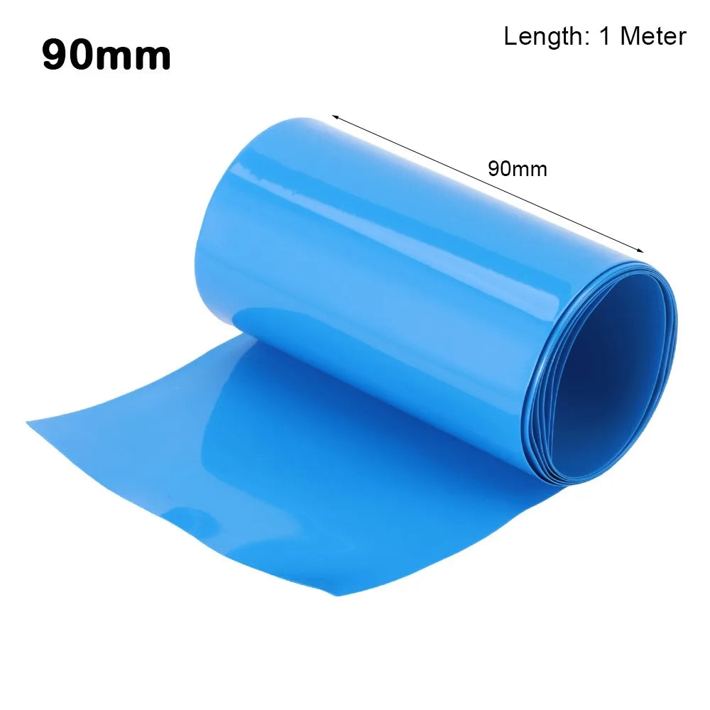 PVC Heat Shrink Tube 1M – 18650 Battery Wrap 70–200mm