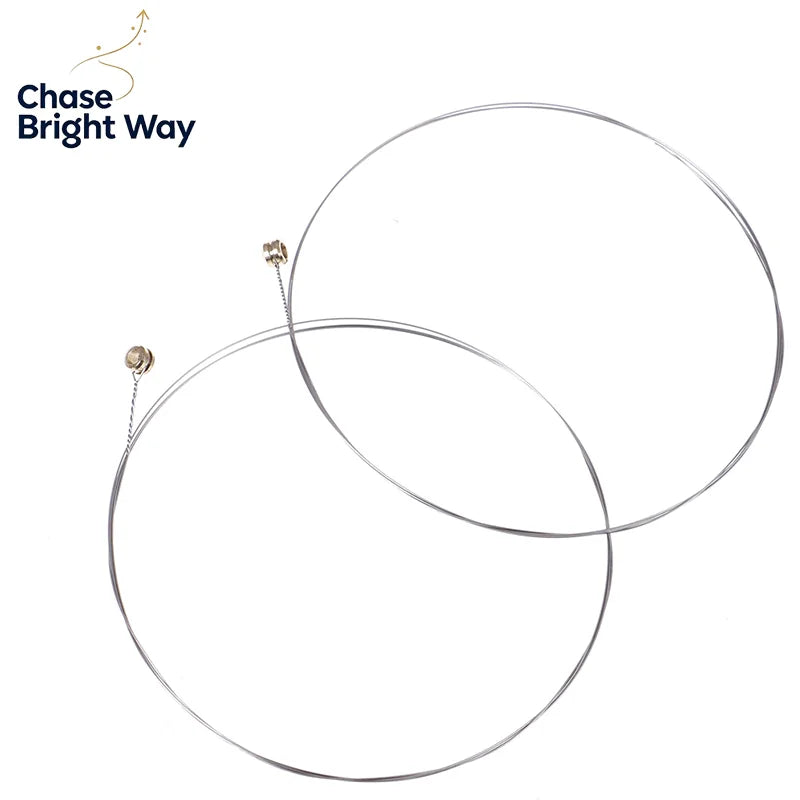 5-Pack E-1 Steel Strings for Acoustic Guitar – Bright Tone