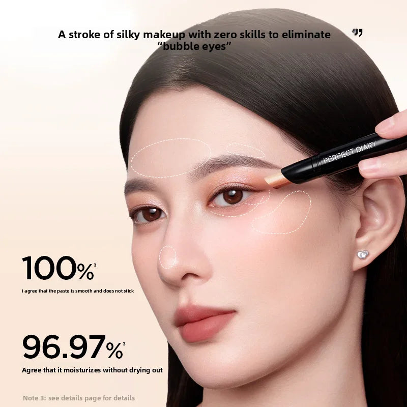 PerfectDiary 3-in-1 Tri-Color Shimmer Eyeshadow Stick Pen