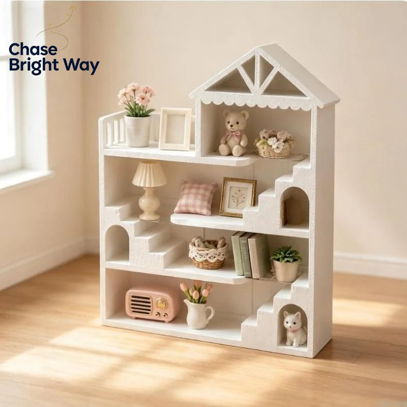 Mini House Display Shelf for Figurines & Blind Box Collectibles