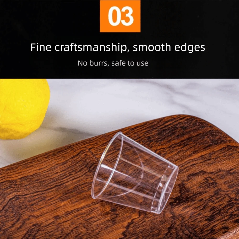 Clear Plastic Party Cups 20/50 Pack – Reusable Shot & Jelly Cups