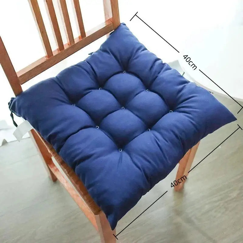 Washable Square Seat Cushion – Thick Padded Cartoon Chair Pad