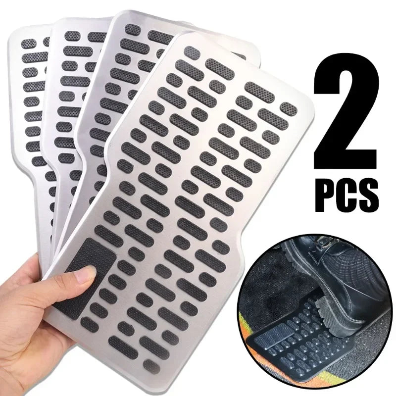 Stainless Steel Anti-Slip Car Pedal Covers | Brake Pad Set