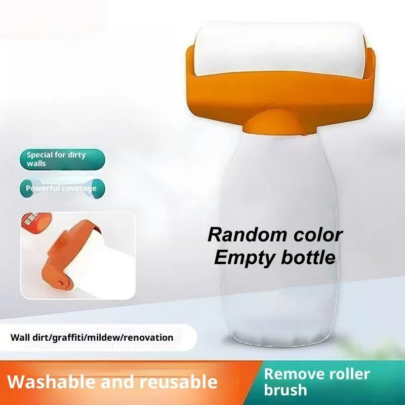 Reusable 4-Inch Paint Roller Brush – 350ml Wall Touch-Up Tool