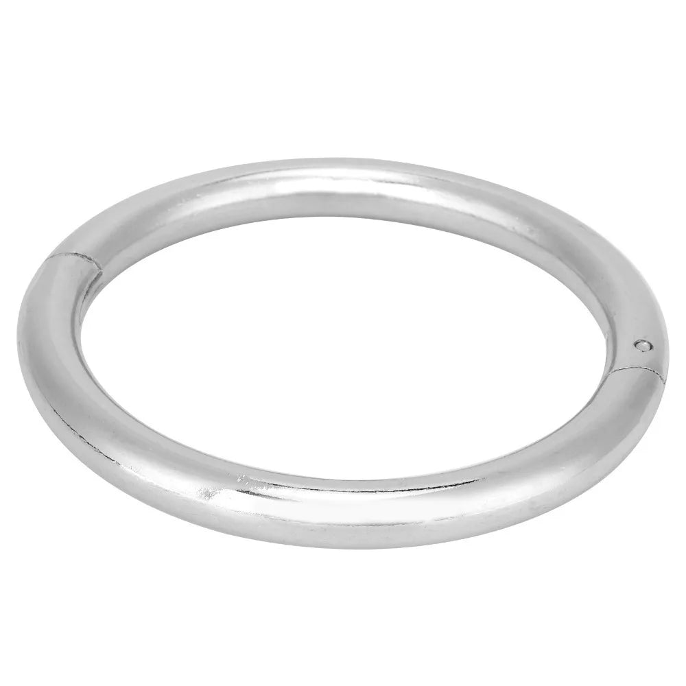 Carbon Steel Cattle Nose Ring – Self-Locking Chrome Farm Clip