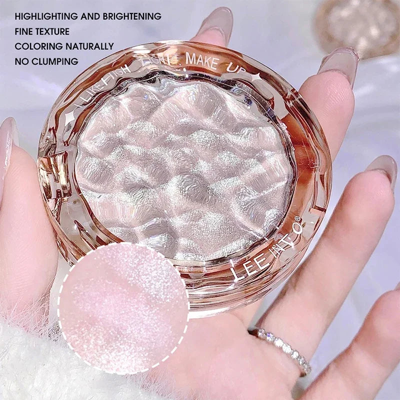SAKSRAAR Glitter Highlight & Contour Palette | Long-Lasting Glow