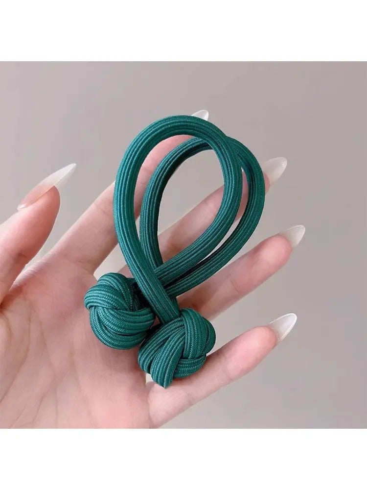Women's Knotted Elastic Hair Bands & Scrunchies – High Ponytail