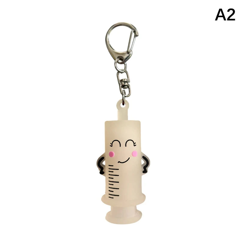 Syringe Ampoule Bottle Opener Keychain – Rubber Vial Cutter