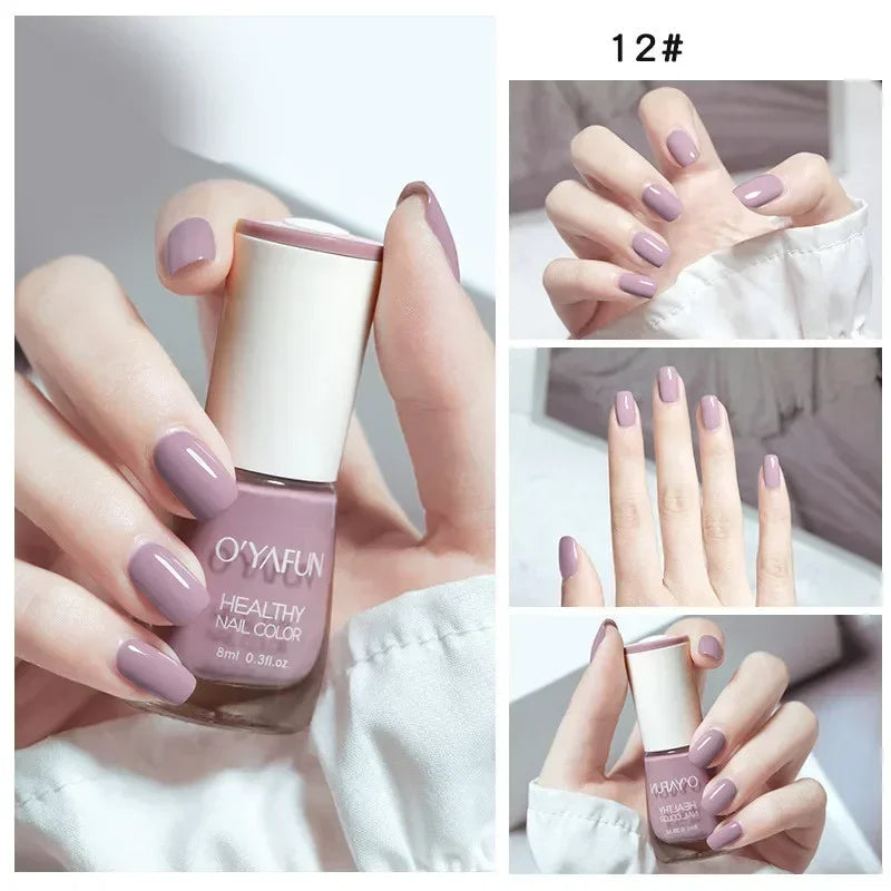 40 Autumn Brown Shades Water-Based Peel Off Gel Nail Polish