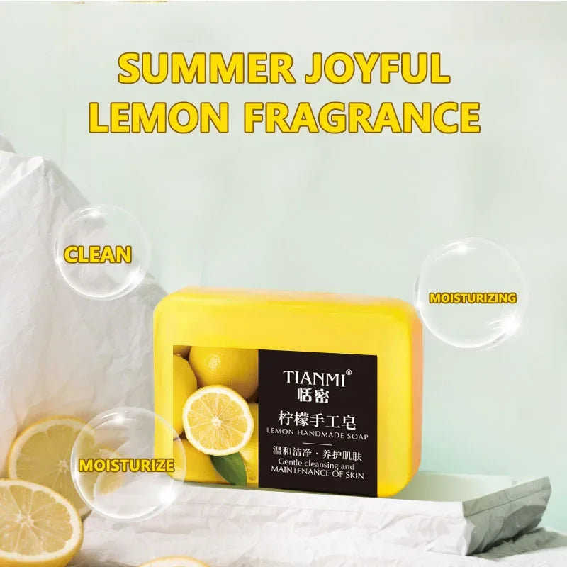 SAMMY Lemon Handmade Soap 2-Pack – Moisturizing Bar All Skin
