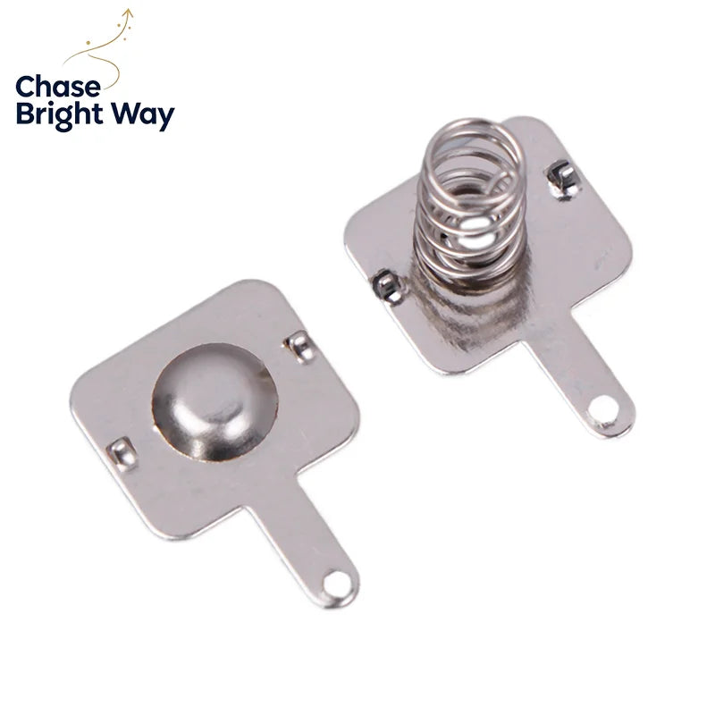 20-Pack 18650 Battery Spring Contacts – Nickel-Plated Tabs
