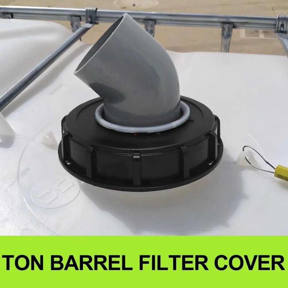 IBC Tote Tank Filter Cover – Nylon Mesh Lid 90° & 45°