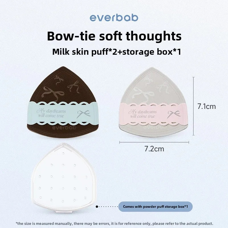 Everbab Mini Thumb Powder Puff Set – Air Cushion Applicator 4pc