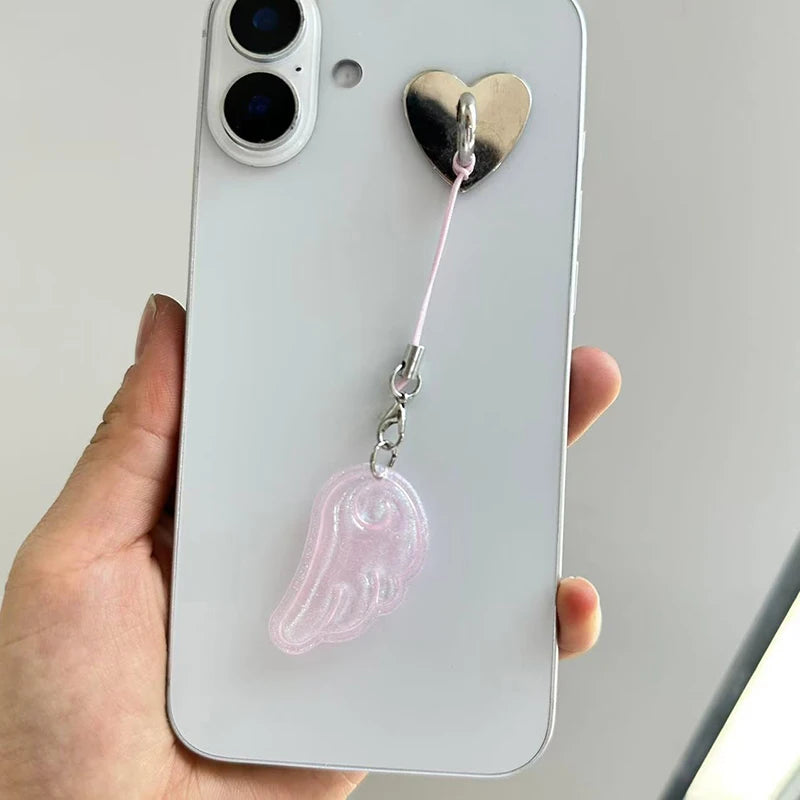 Y2K Angel Wings Keychain Phone Charm & Bag Pendant | Cute