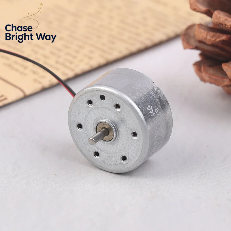 RF-300 Mini DC Spindle Motor 1.5V–6V 7250RPM | DIY Solar Toy