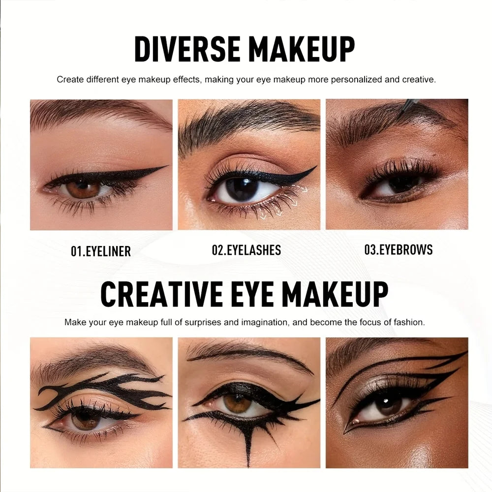 Waterproof Liquid Eyeliner Pen – Long-Lasting Matte Black