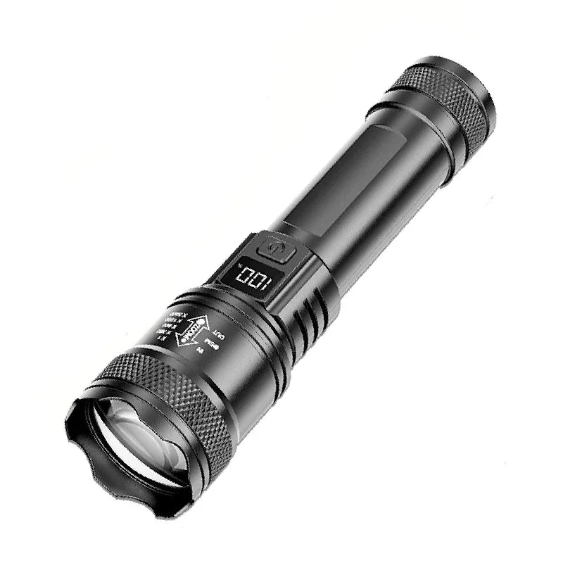 USB Rechargeable LED Flashlight – 1600 Lumen Zoomable Torch