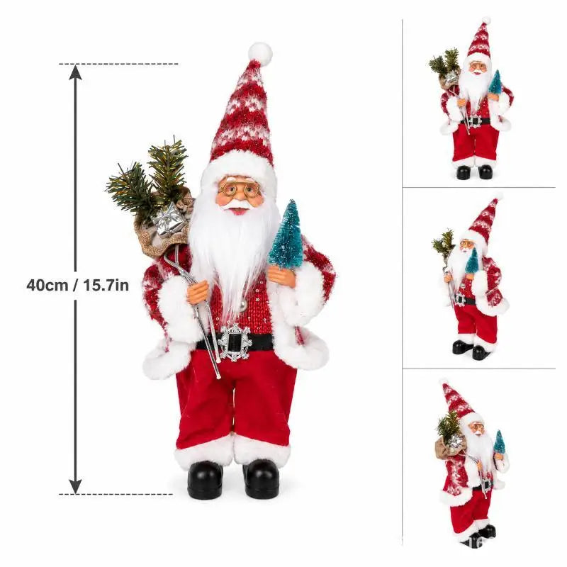 Santa Claus Standing Figurine | Outdoor Christmas Garden Decor