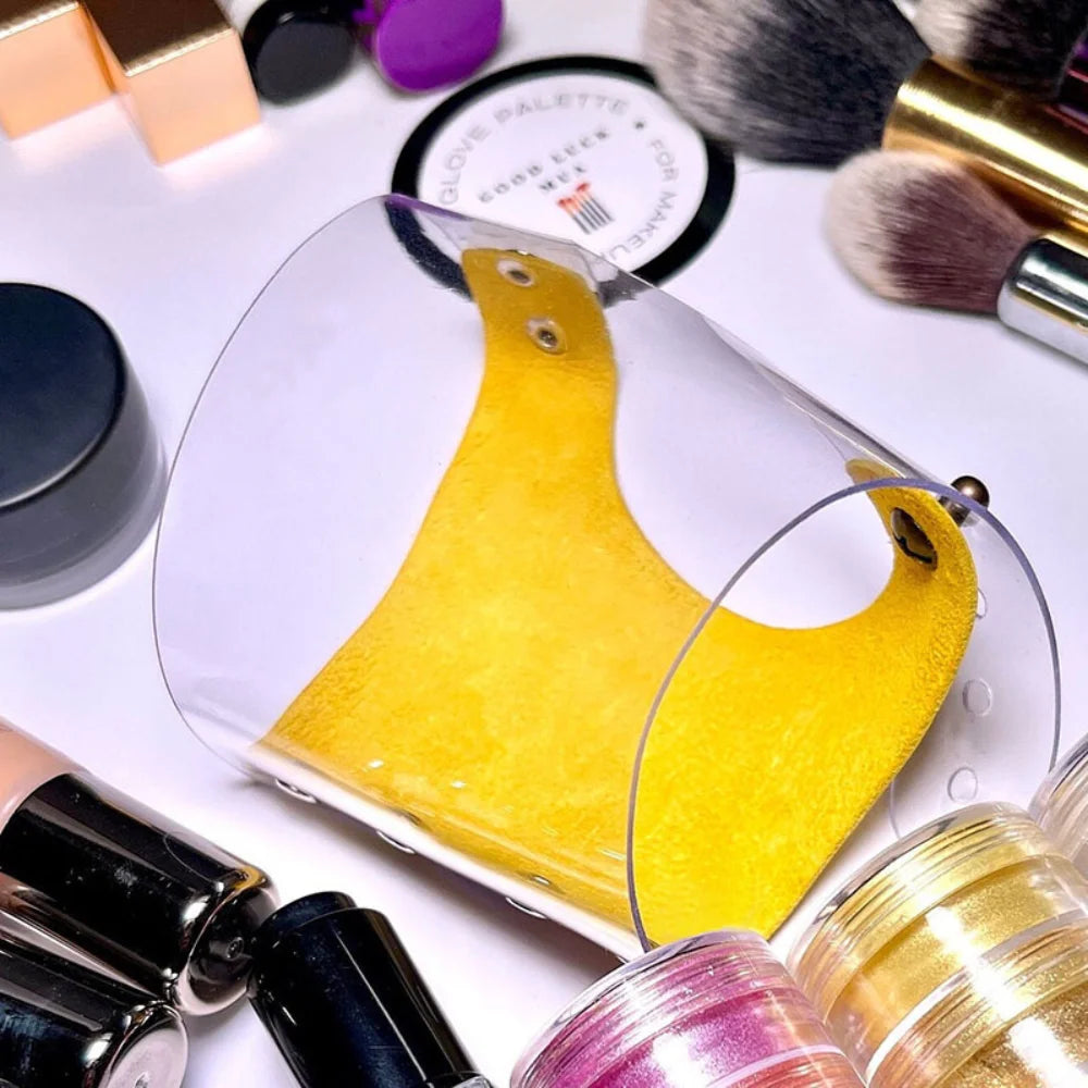 PU Leather Makeup Artist Palette Glove – Wearable & Easy Clean