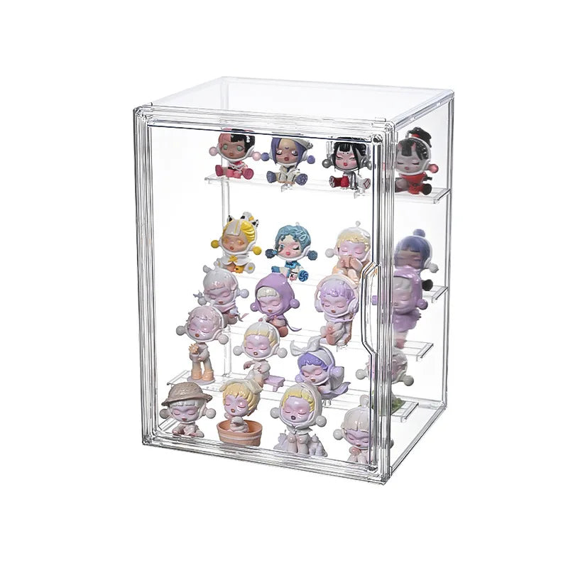 Acrylic Wall Mounted Display Cabinet – Removable Shelves
