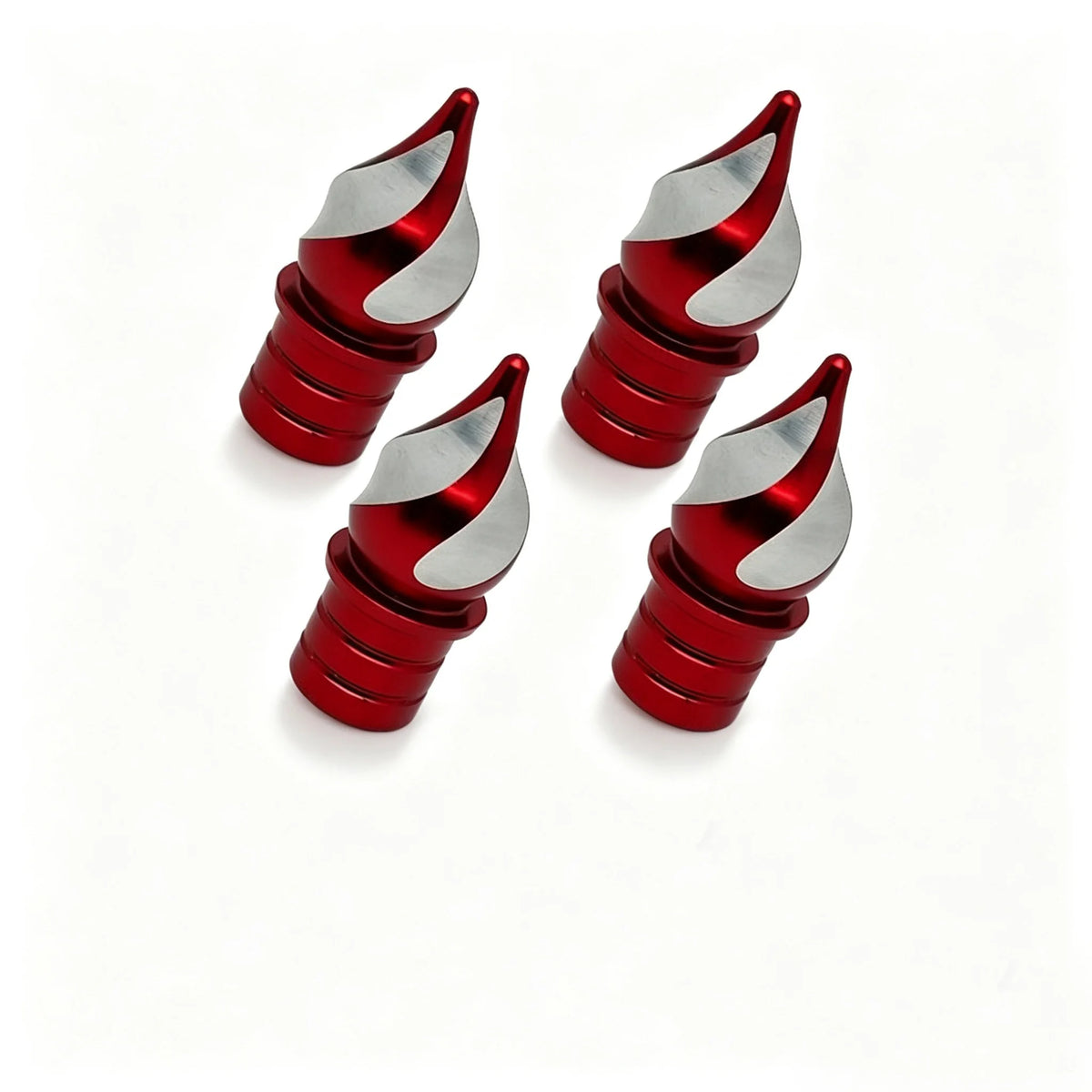 Torch Aluminum Alloy Tire Valve Caps 4-Pack – Car & Motorbike