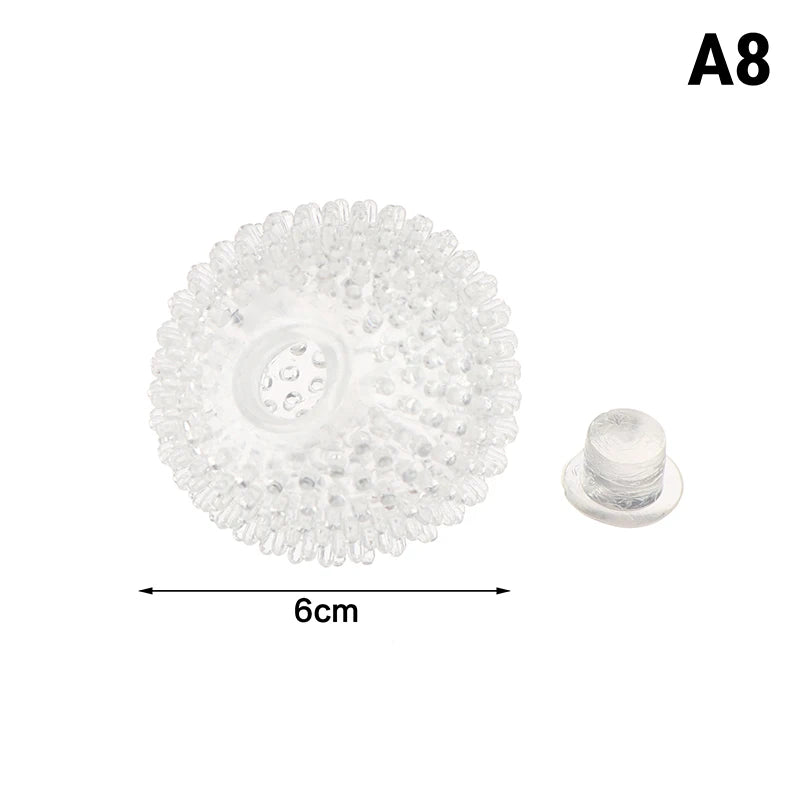 Transparent TPR Sphere DIY Ball Mold – Fillable Craft Shell