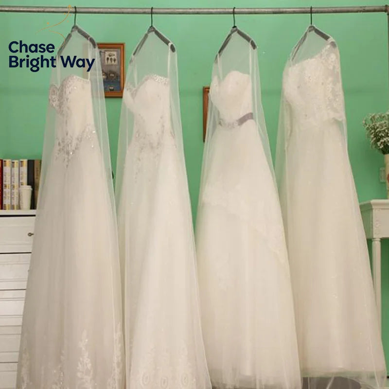 Tulle Dust Cover for Wedding Dress & Garments – 160–200cm