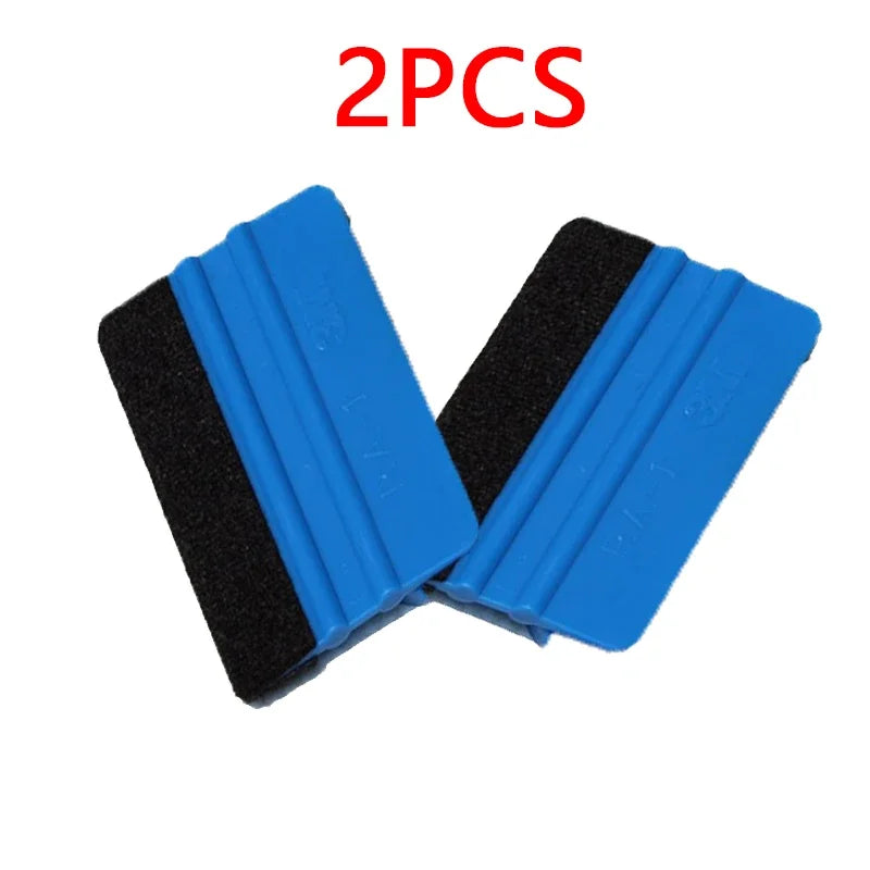 Vinyl Wrap Squeegee Felt Scraper – Car Film Tool 1–4 Pcs