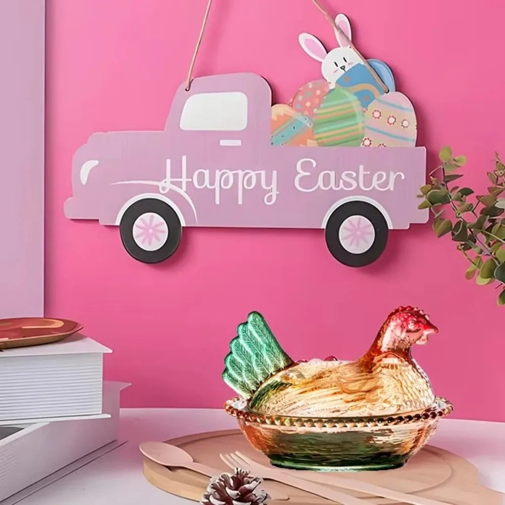 Chicken Shaped Candy Dish with Lid – Hen on Nest Decor