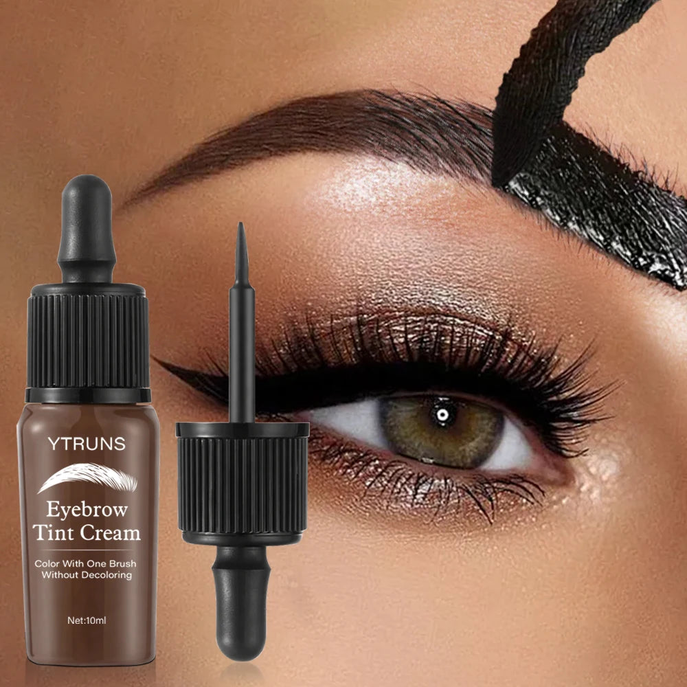 YTRUNS Peel-Off Eyebrow Tint – Waterproof Long-Lasting Brow Dye