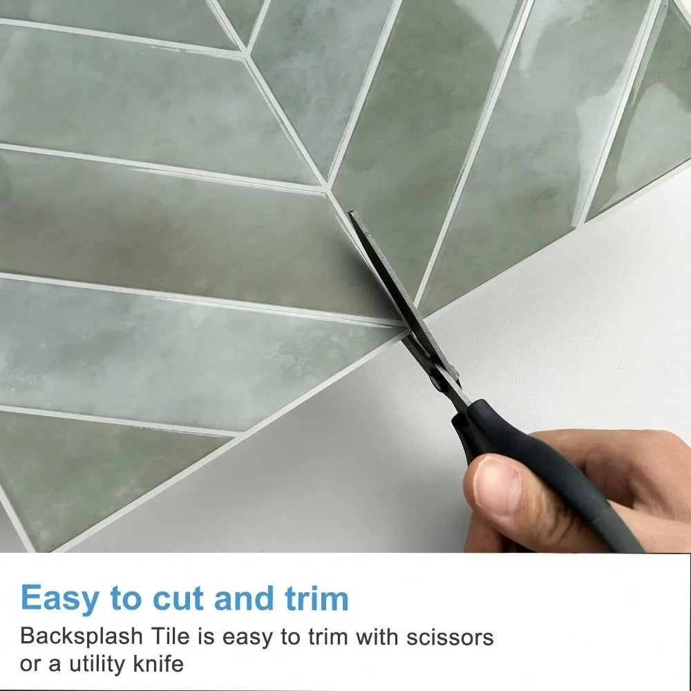 Self-Adhesive PVC Tile Stickers – Waterproof Wall & Floor Decal