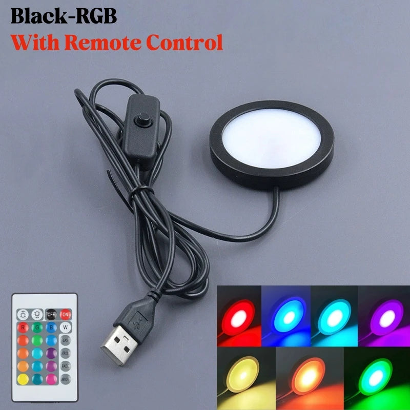 USB RGB LED Lamp Base 3W – Jewelry Display & Cabinet Light