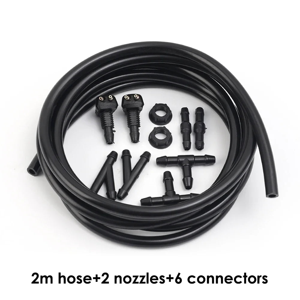Universal Windshield Washer Hose & Spray Nozzle Kit