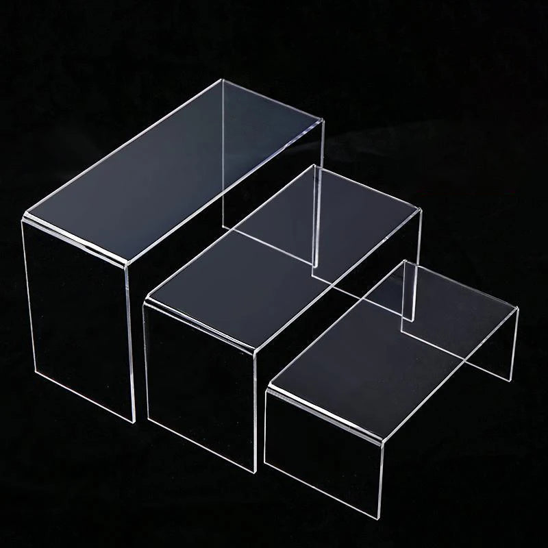 U-Shape Acrylic Display Risers – 15 Sizes | Jewelry & Figures