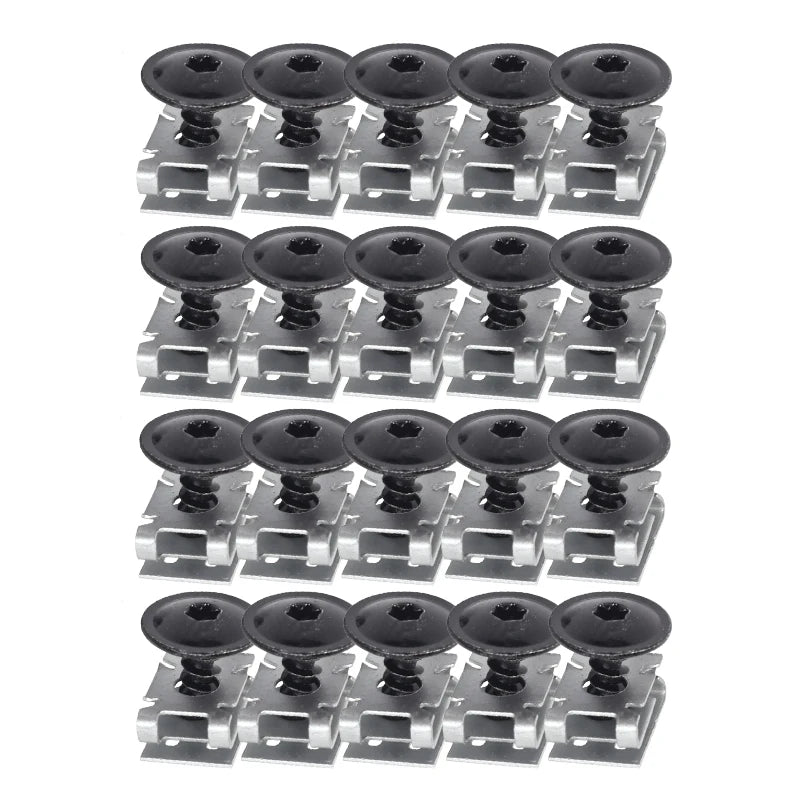 VW Audi Porsche Fender Bumper Torx Screw & U-Nut Kit