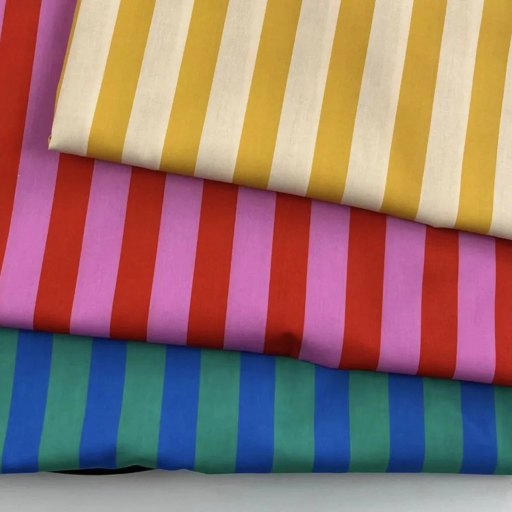 Vertical Stripes Challie Fabric 150×100cm | Sewing Material